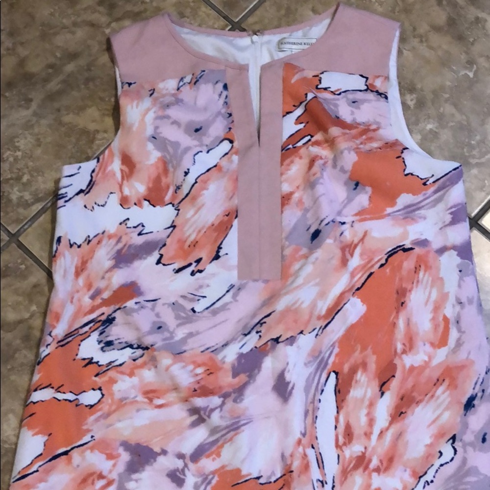 Pink Mix Shift Dress - Picture 2 of 5